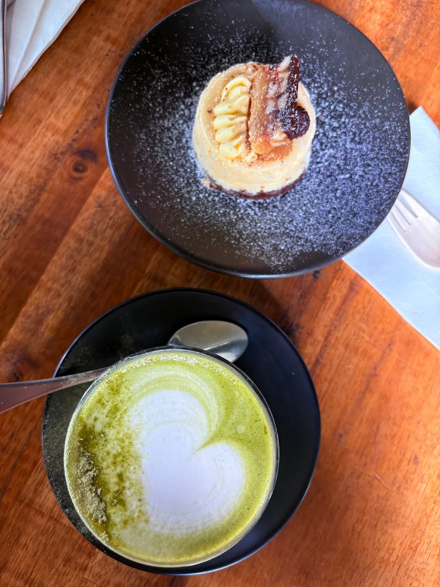 Matcha Latte, The Gunshop Cafe