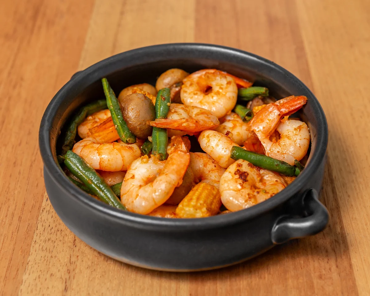 Garlic Prawns Plate