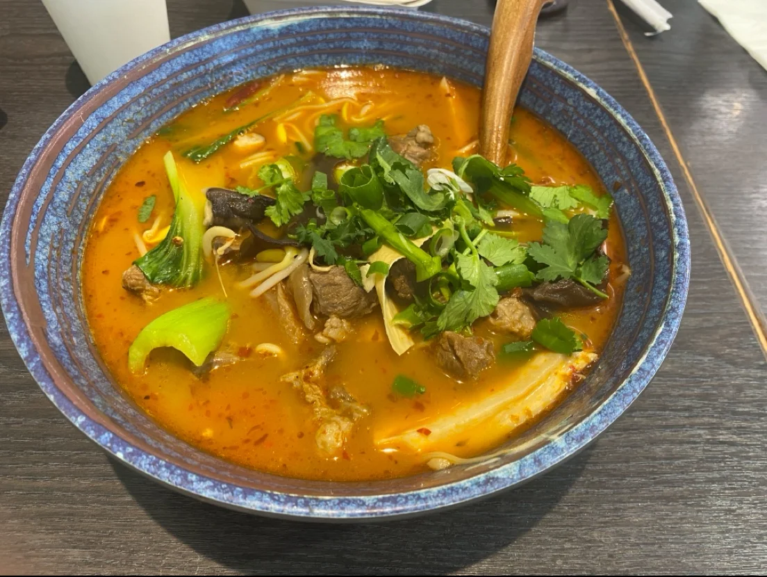 Hot and Spicy Beef Noodle Soup