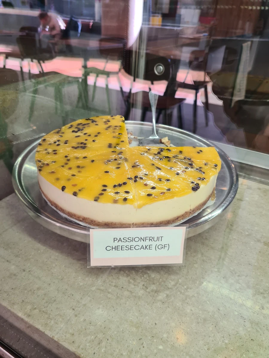 Gluten Free Passion Fruit Chocolate Cheesecake
