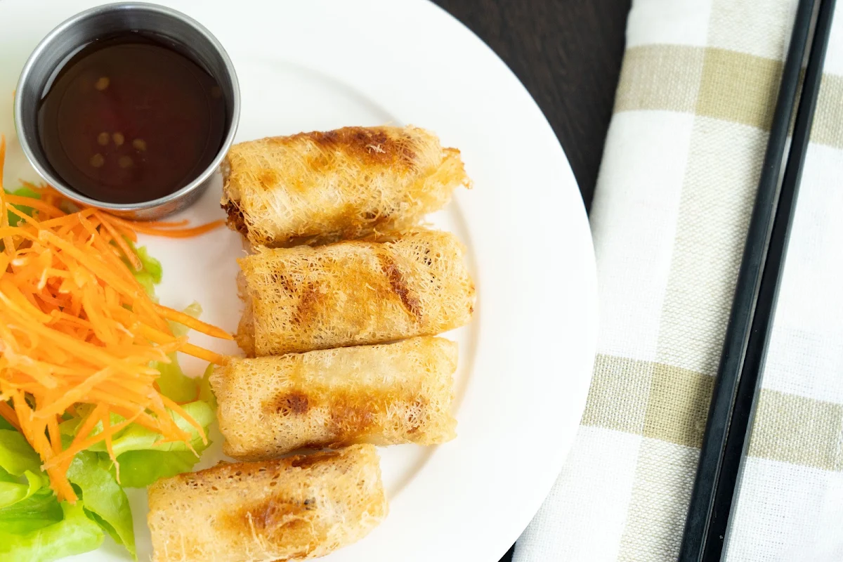 Vegetable Spring Rolls, Siam Spice (Kelvin Grove)