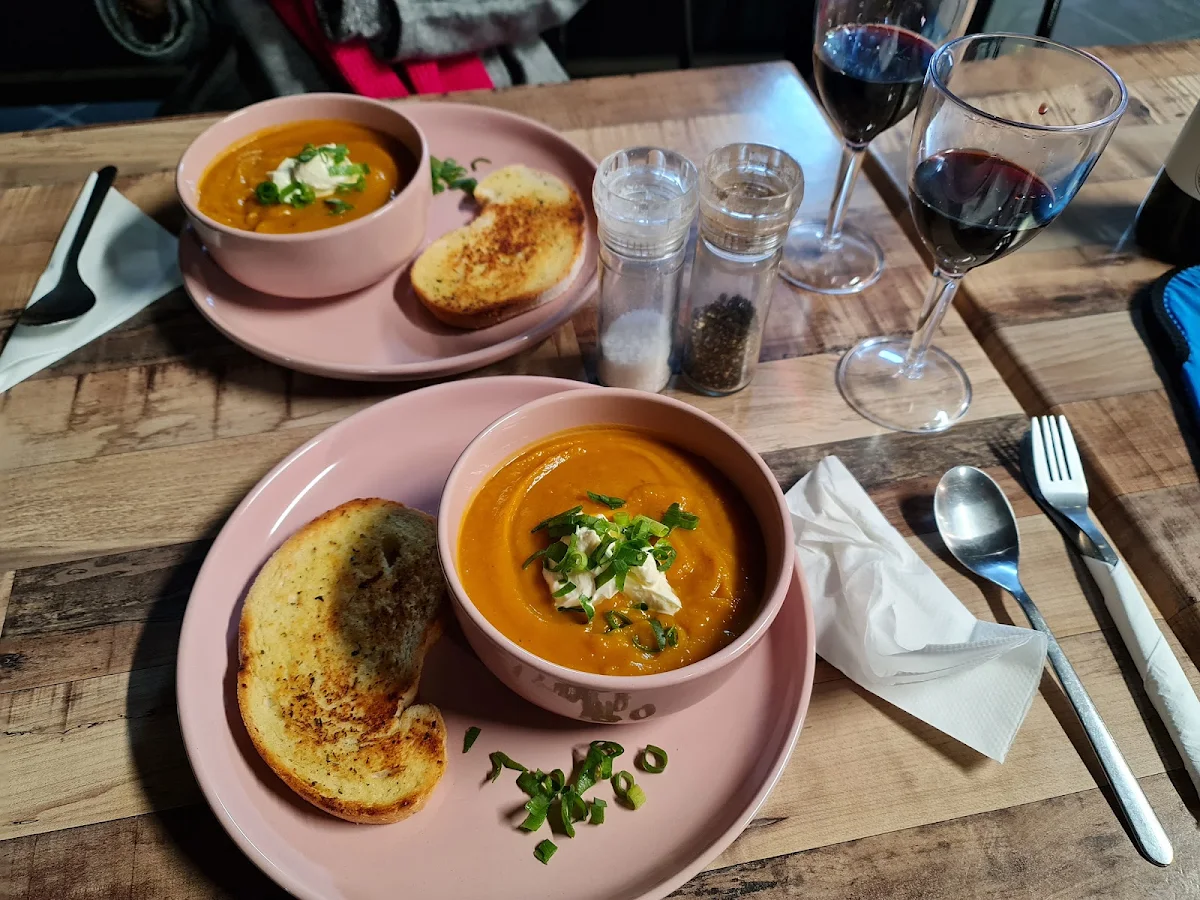 Pumpkin Soup, Cool Beanz Cafe and Dessert Bar