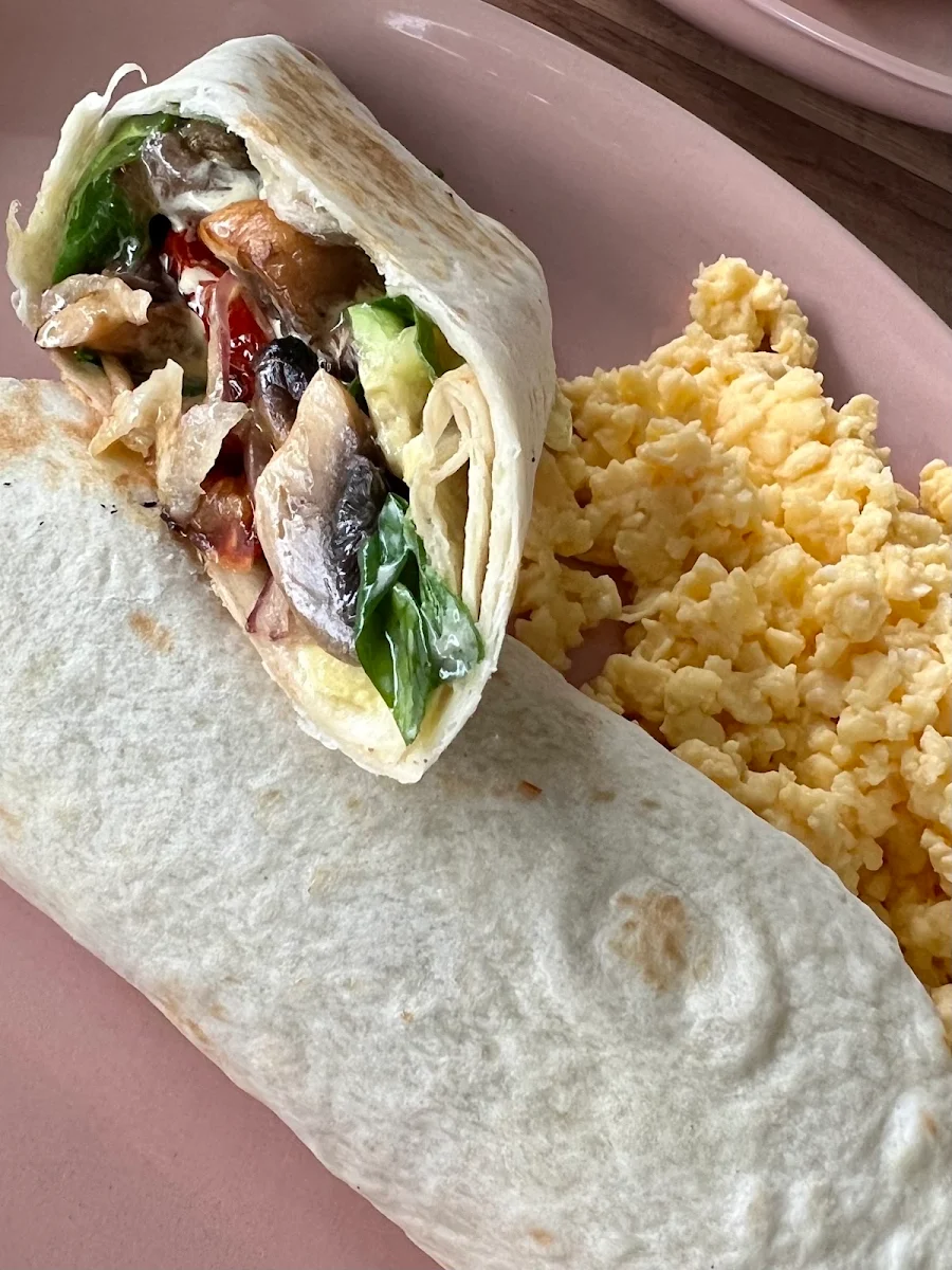 Vegetarian Wrap, Cool Beanz Cafe and Dessert Bar