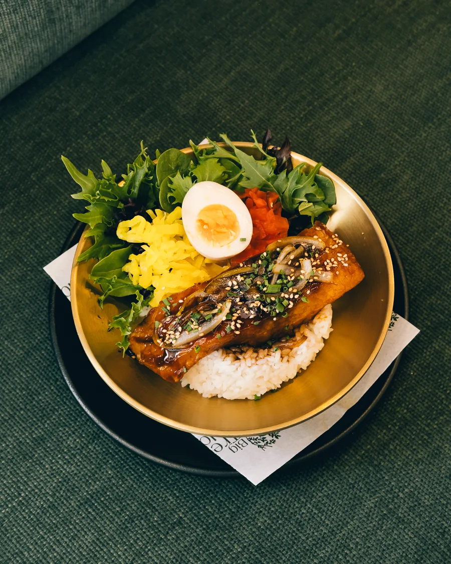 Teriyaki Salmon Rice Bowl