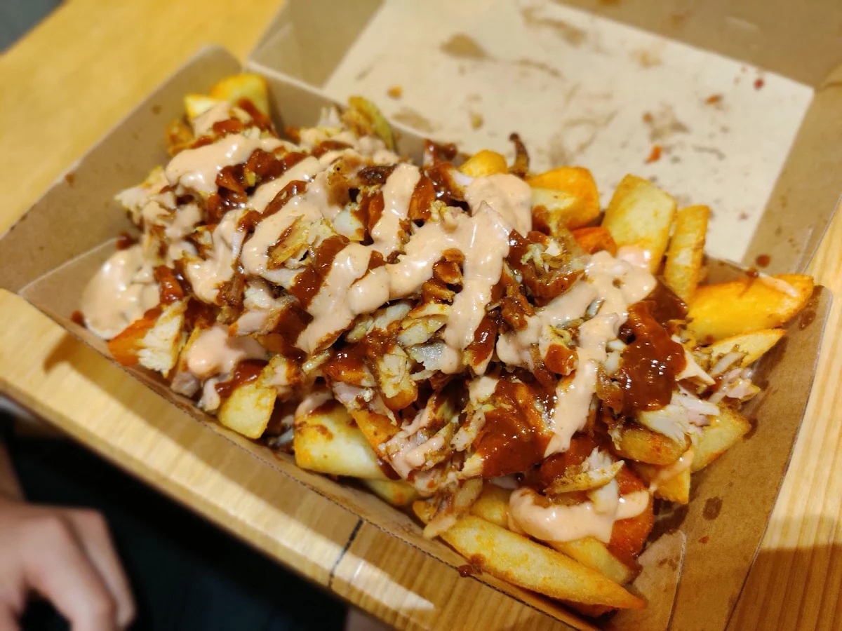 Loaded Fries with Shawarma