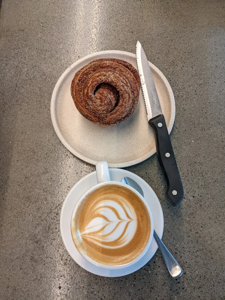 Flat White, Lune Croissanterie Melbourne CBD on Russell