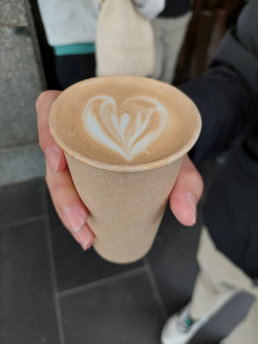 White Coffee, Lune Croissanterie Melbourne CBD on Russell