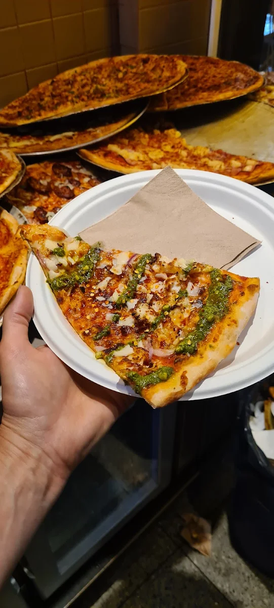 Cauliflower and Pesto Pizza