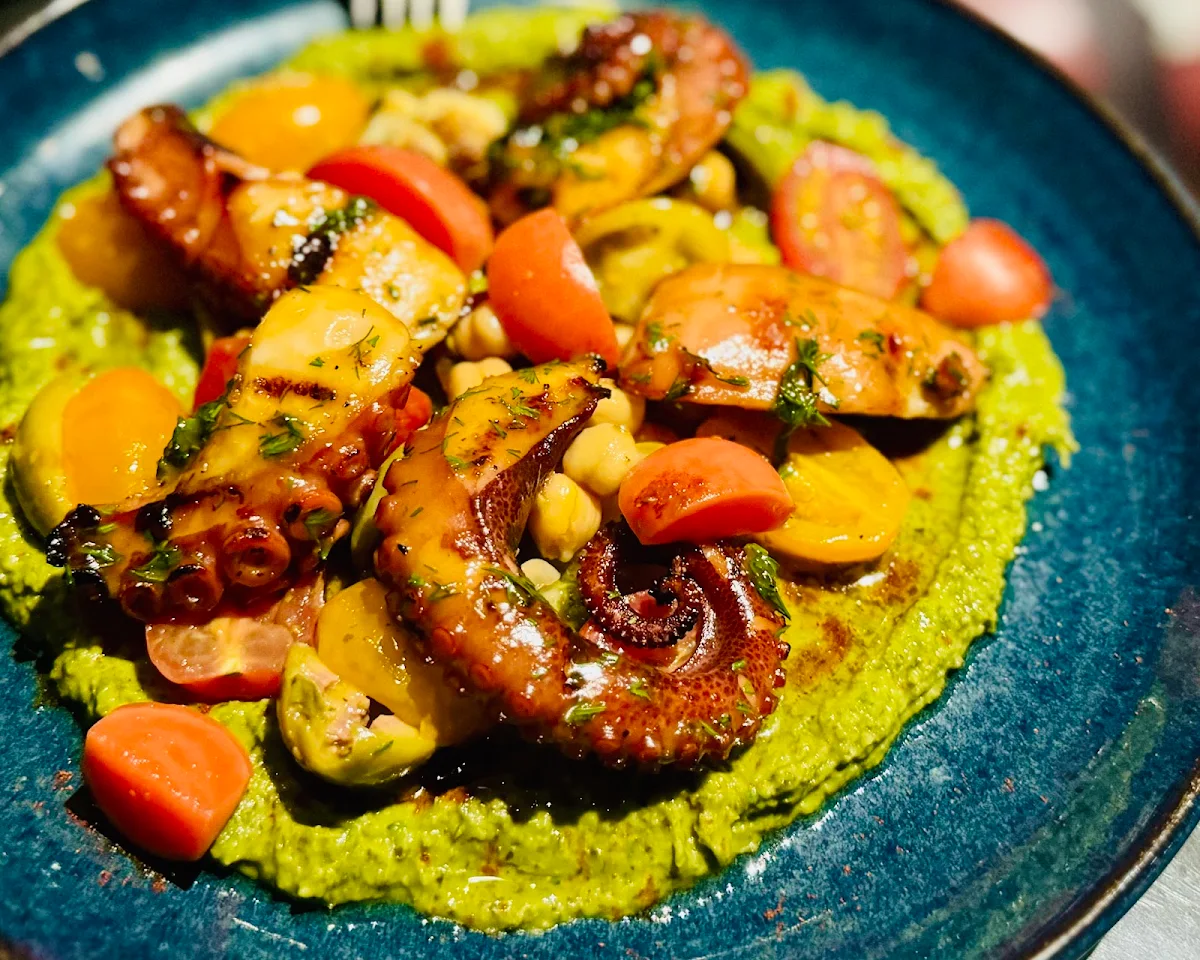 Char-Grilled Octopus