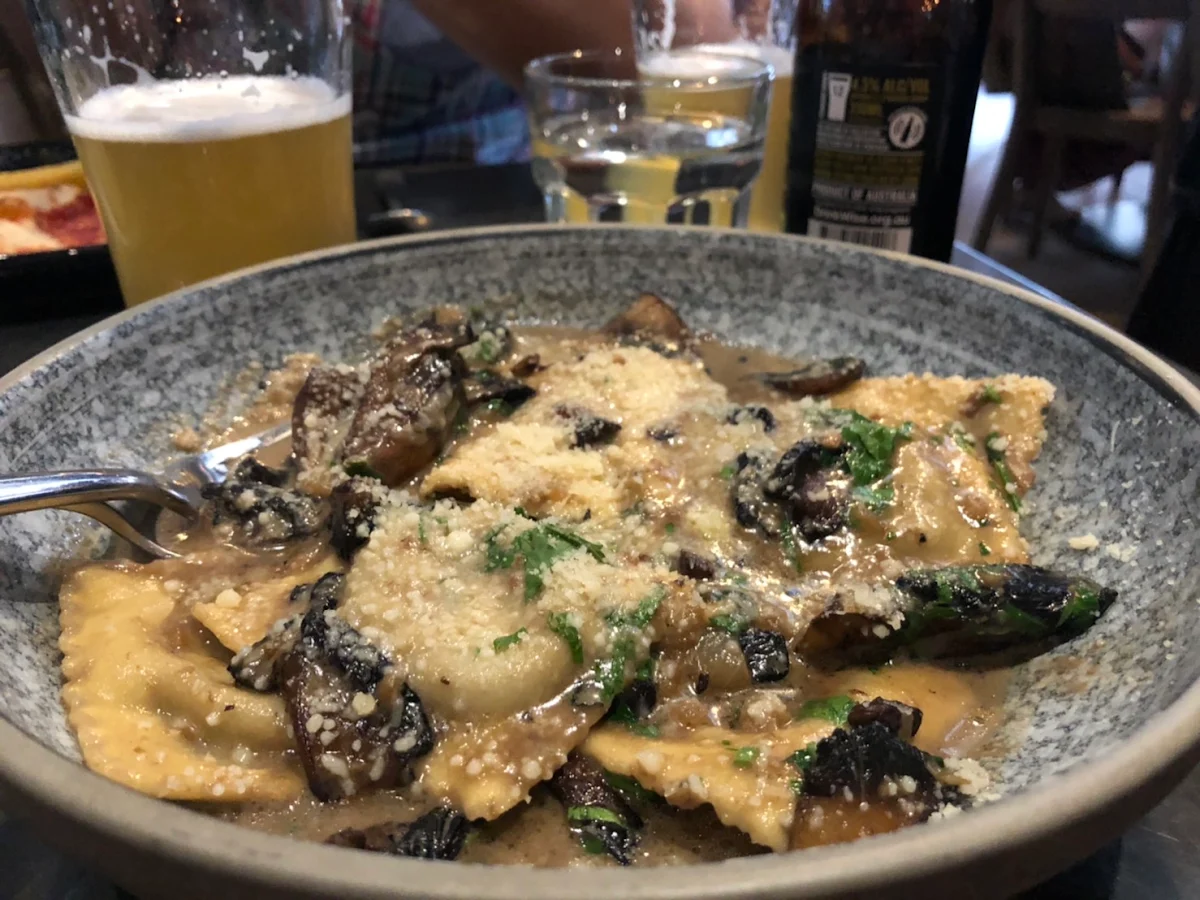 Porcini Mushroom Ravioli