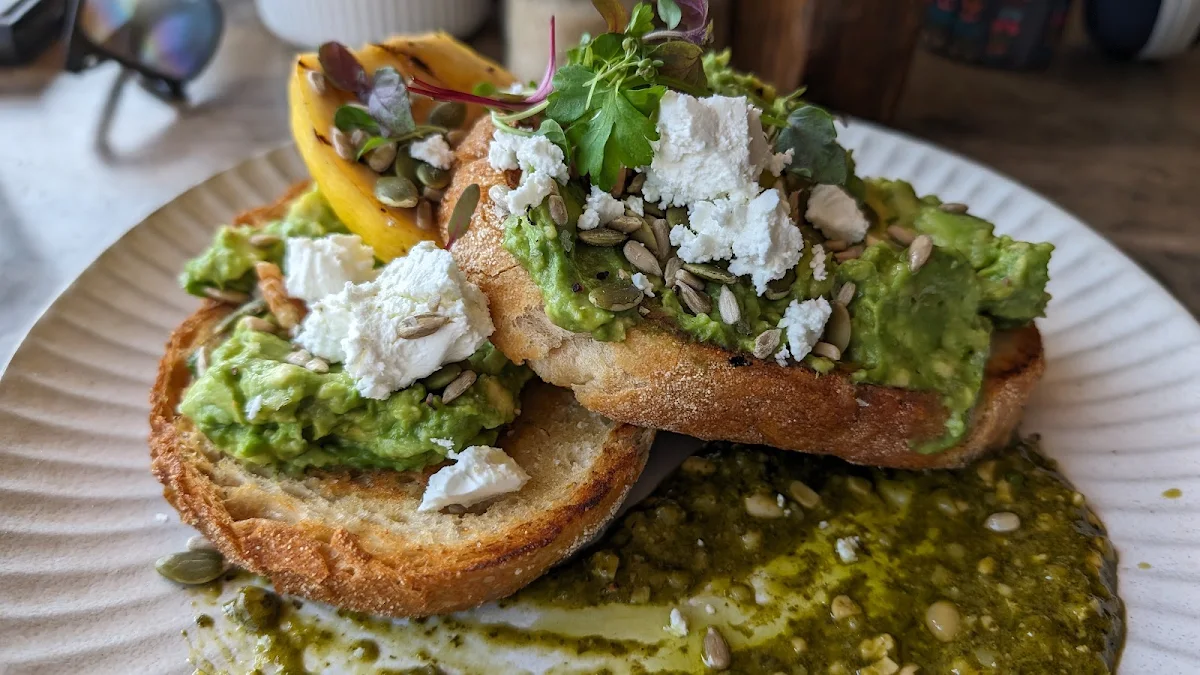 Smashed Avocado, Wylde Oak Cafe