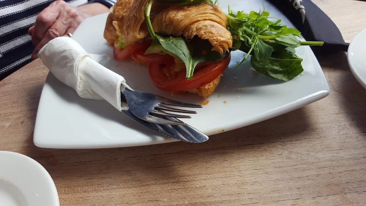 Croissant with Avocado