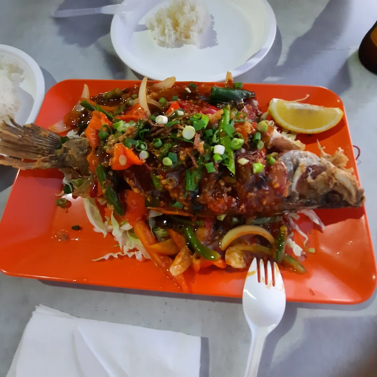 Deep Fried Fish Platter