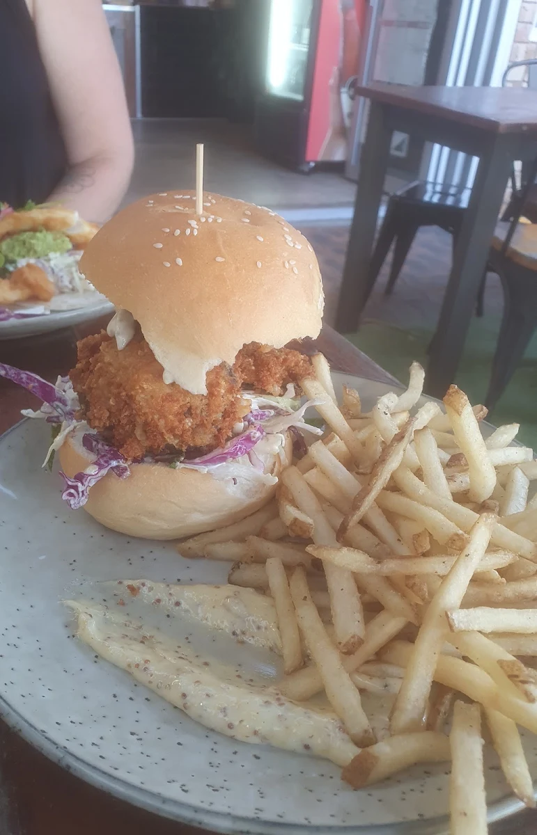 Mushroom Burger, Alley Cat Coolum Beach