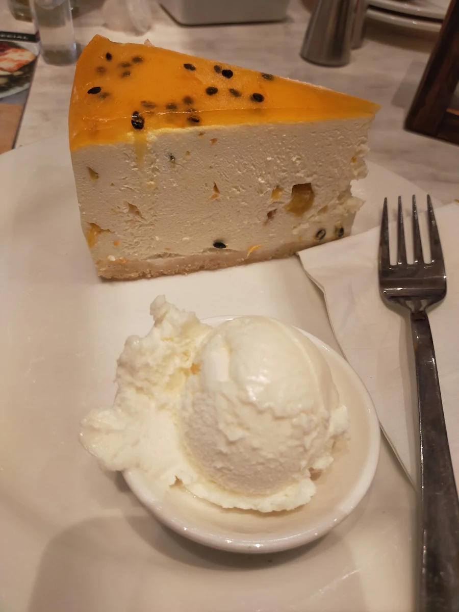 Cheesecake, Dôme Café - Kalgoorlie