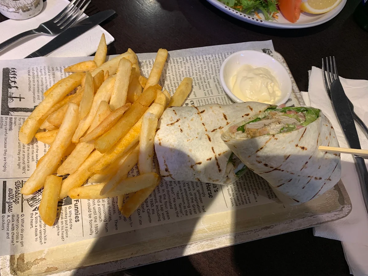 Chicken Caesar Wrap, Fitzy's Waterford