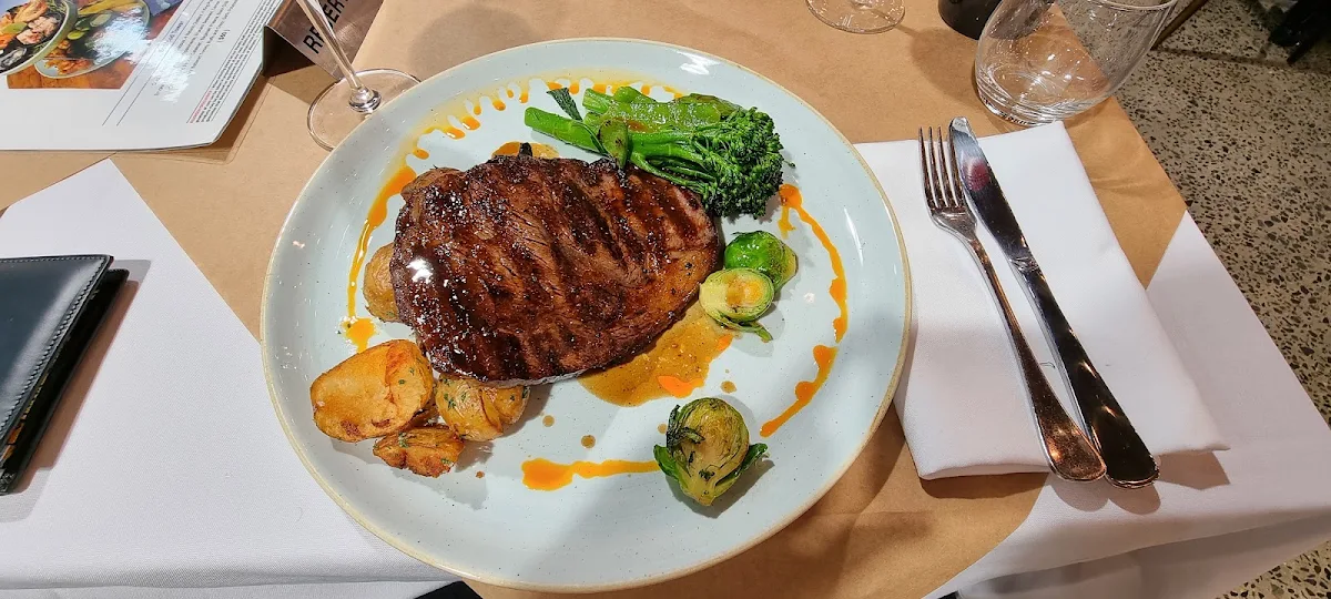 Steak, Mr. Nick's Kitchen & Coffee Bar