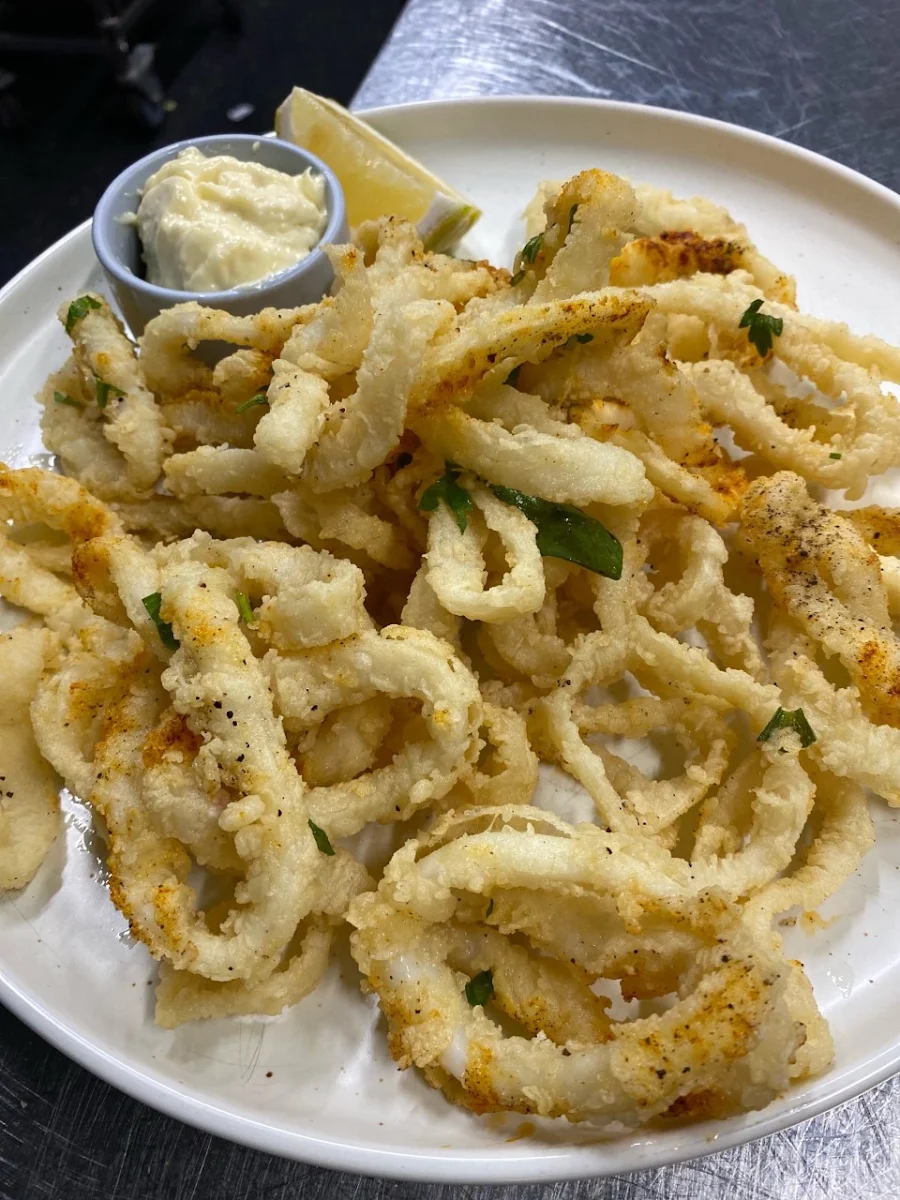 Calamari Lightly Floured Fried Lemon Aioli