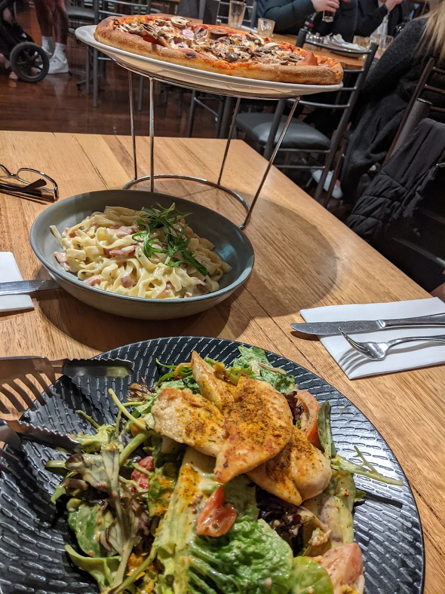 Carbonara and Morrocan Chicken Tenders