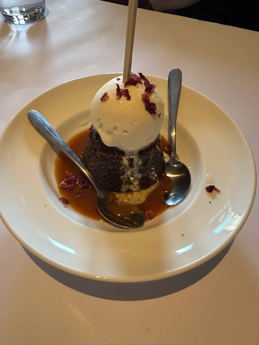Sticky Date Pudding with Ice-Cream