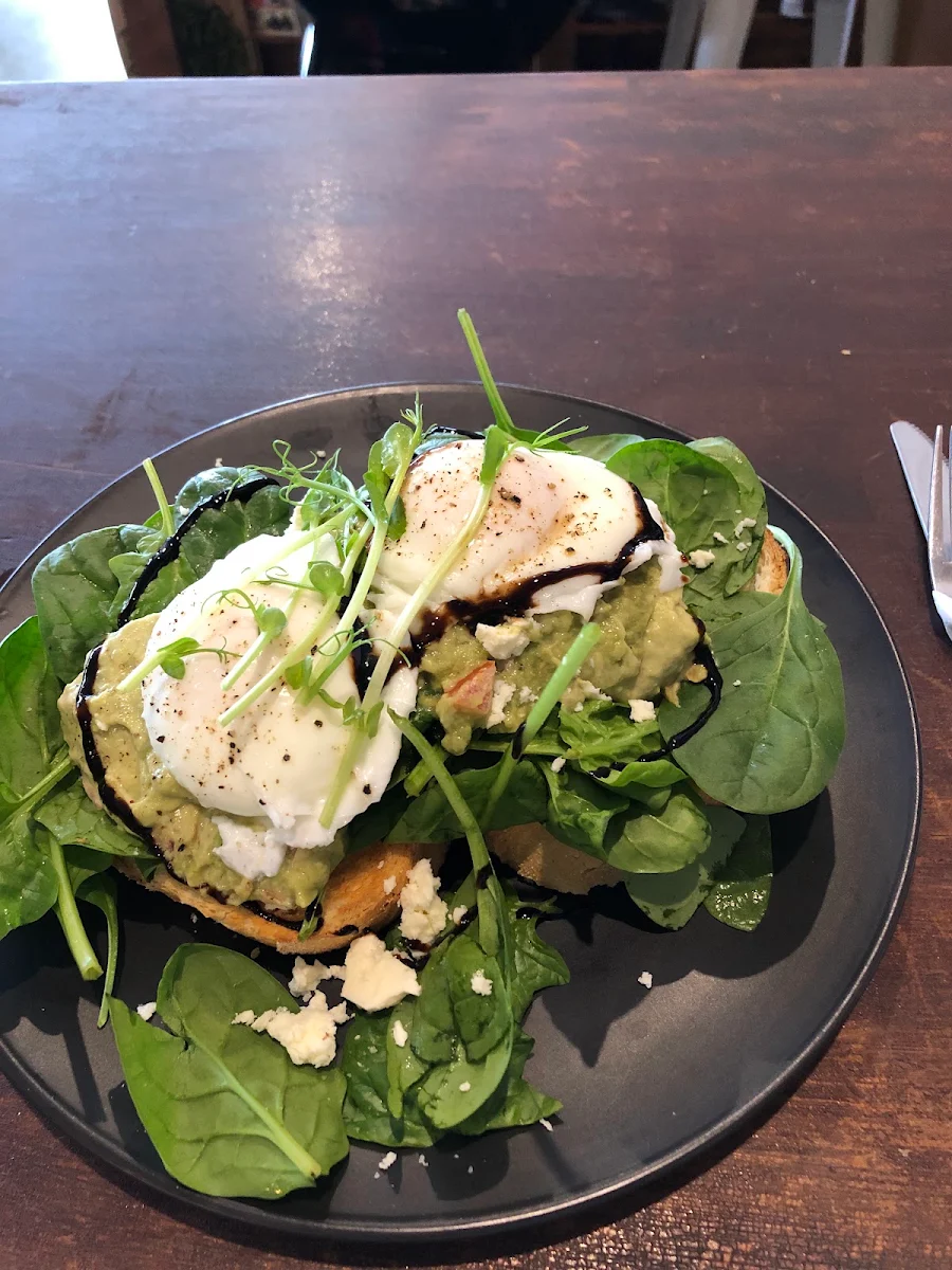 Smashed Avo & Poached Egg Stack, Cuppashack Coffee Lounge