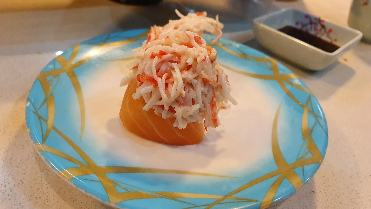 Crab Stick Salmon Roll