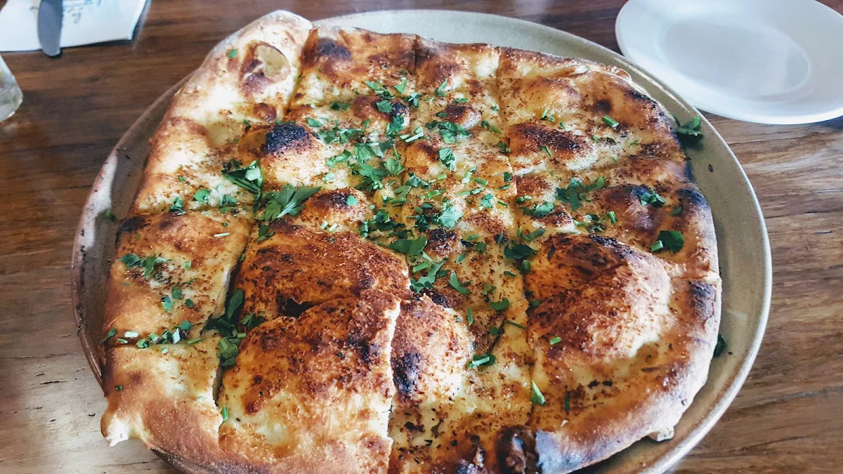 Garlic Pizza Bread, Café Fellini