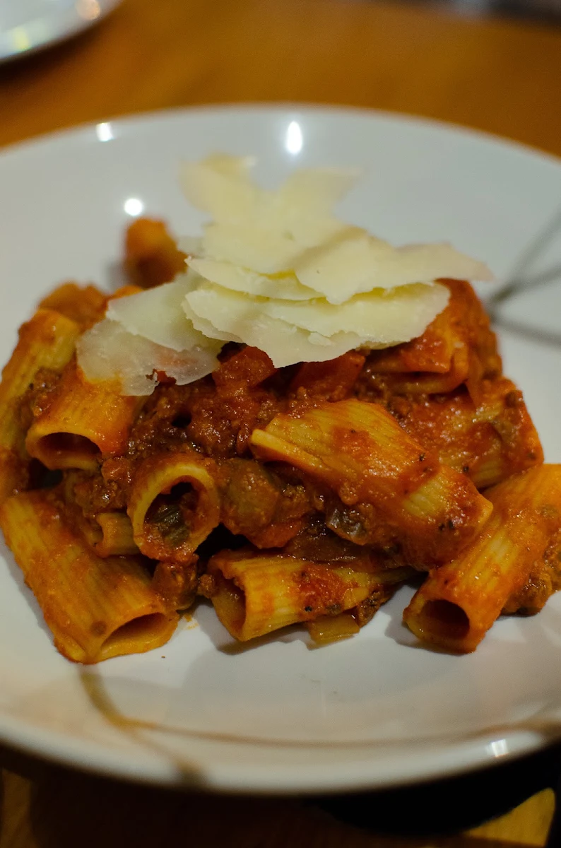 Rigatoni, Primo
