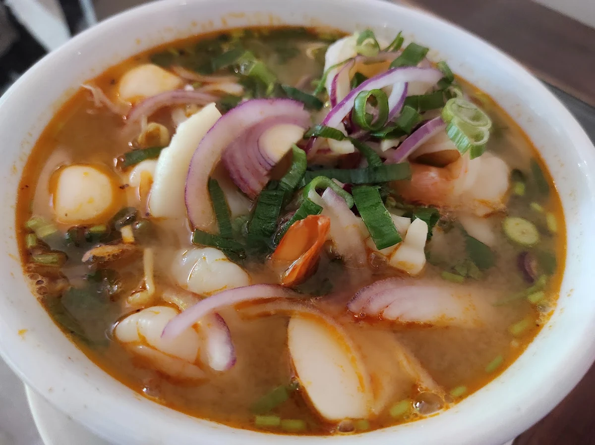 Tom Yum Seafood Noodle Soup