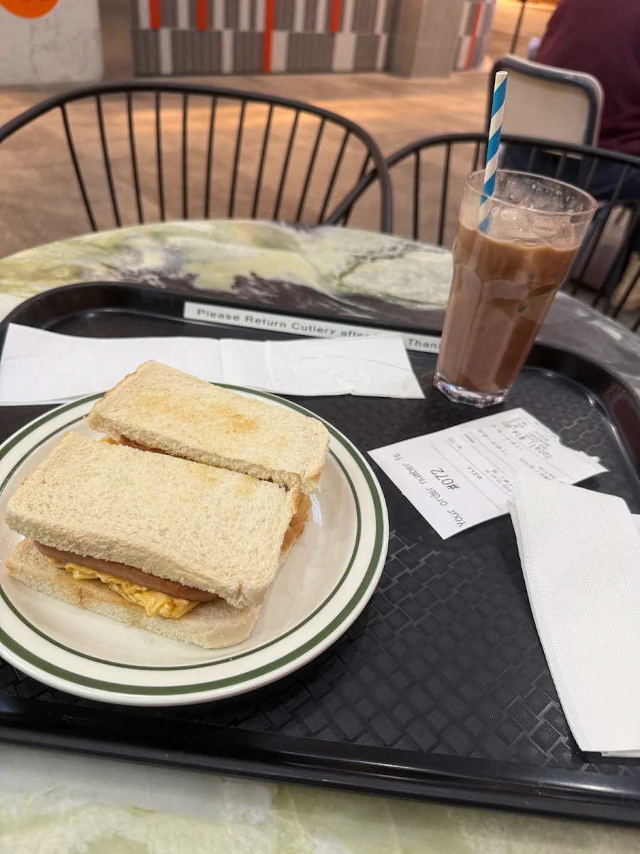 Egg Sandwich, A Plus Hong Kong Cafe