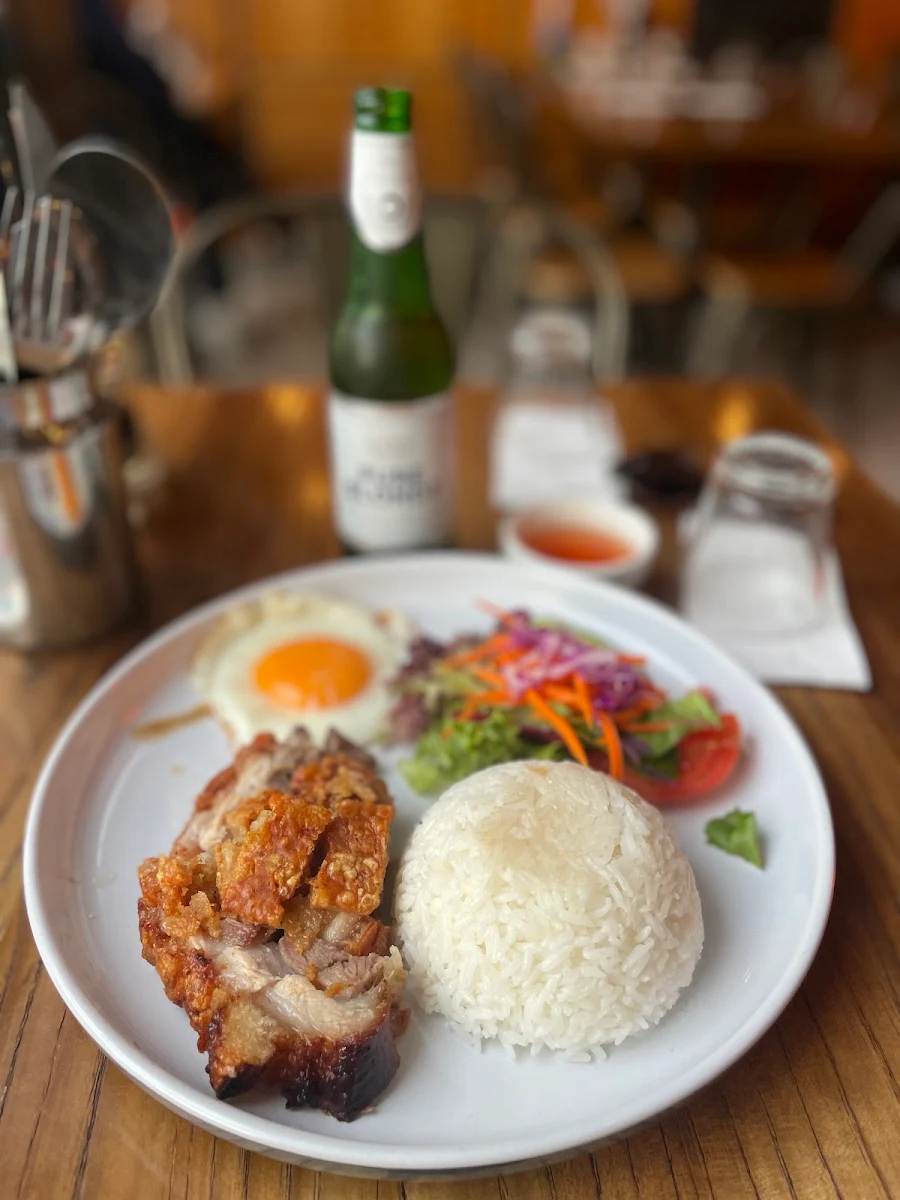 Grilled Pork Chop & Fried Egg Rice