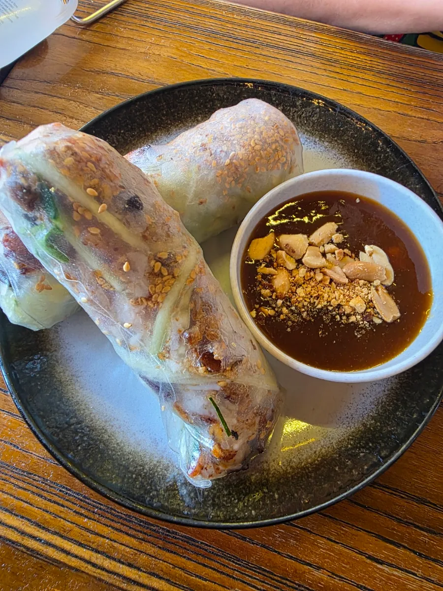 Rice Vermicelli & Veggie Spring Rolls