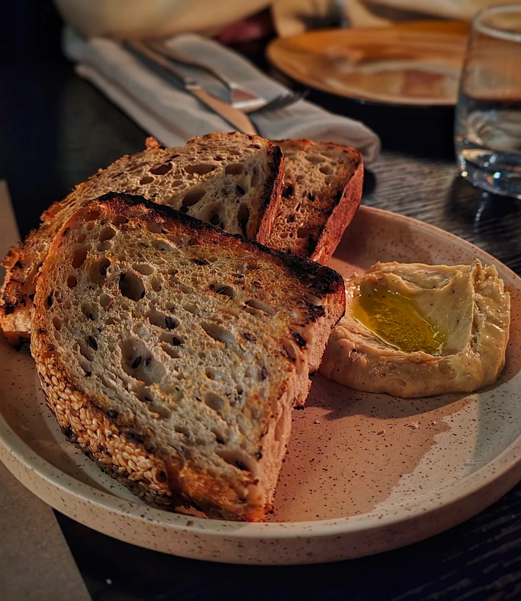 Seeded Sourdough Bone Marrow-Koji Butter