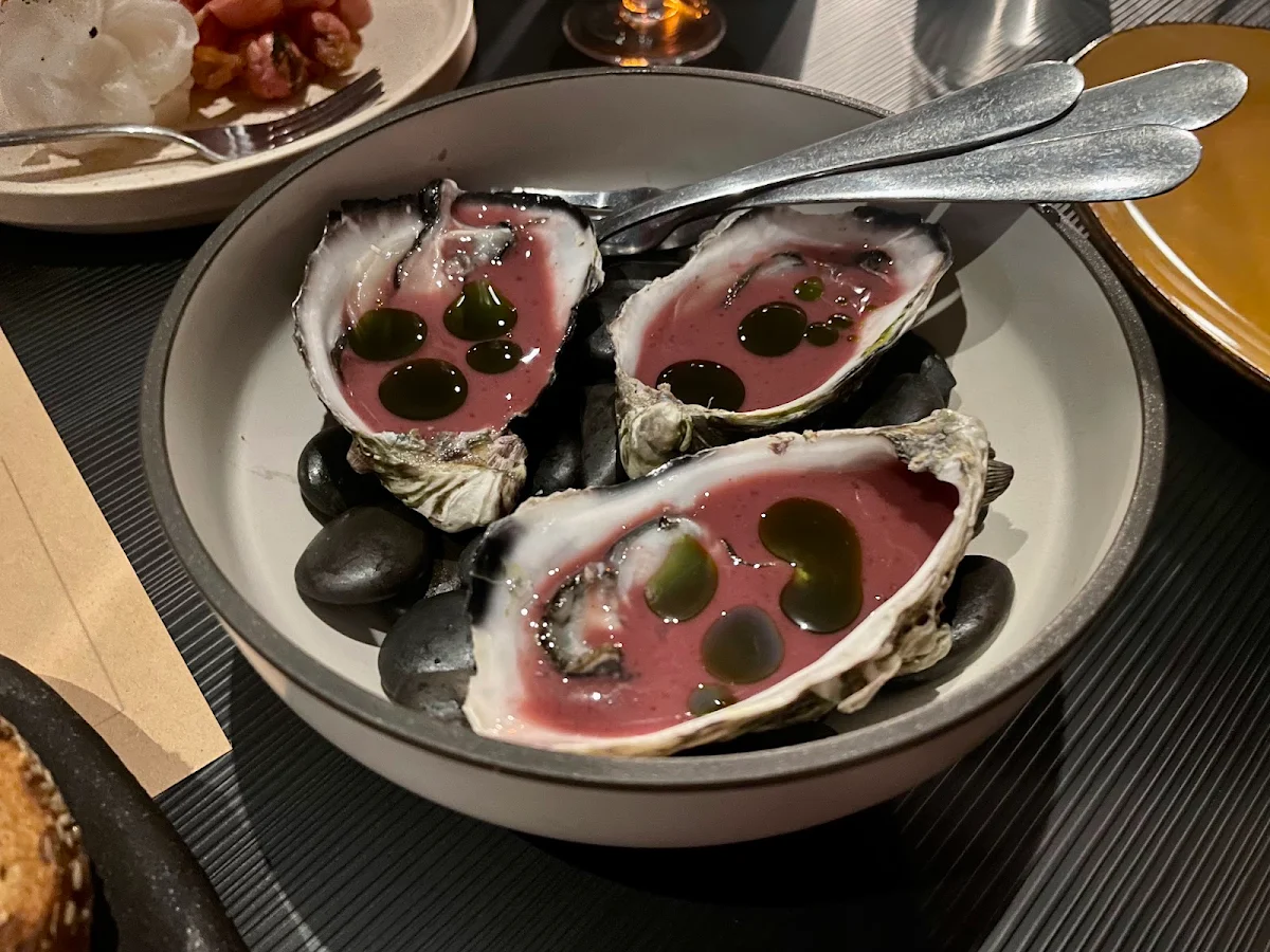 Tasmanian Oysters Strawberry Mignonette