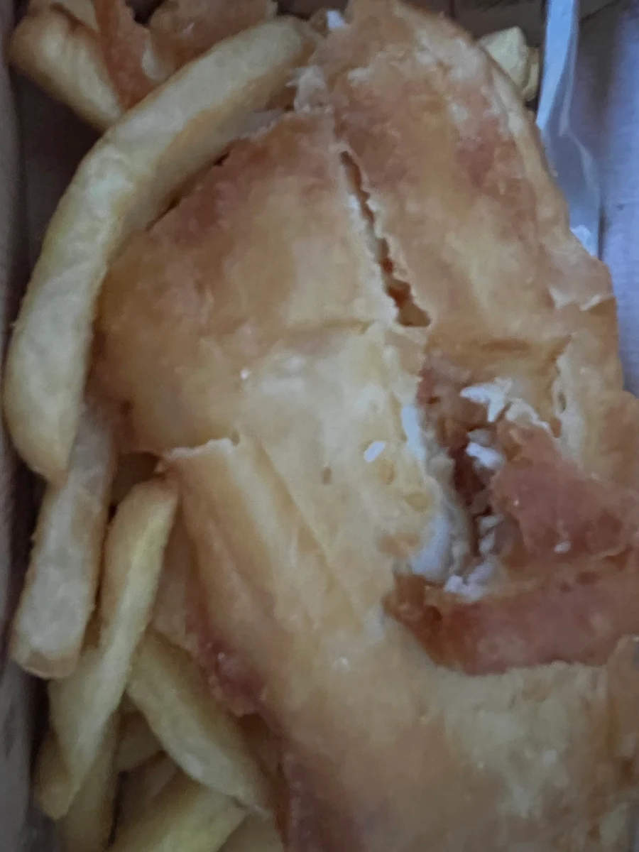 Battered Cod and Chips Special