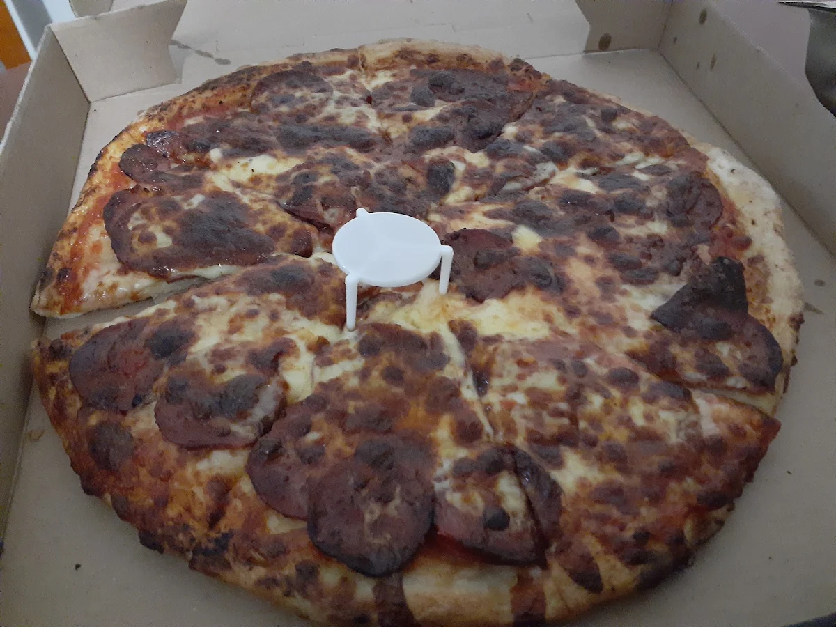 Americana Pizza Salami and Cheese Pizza