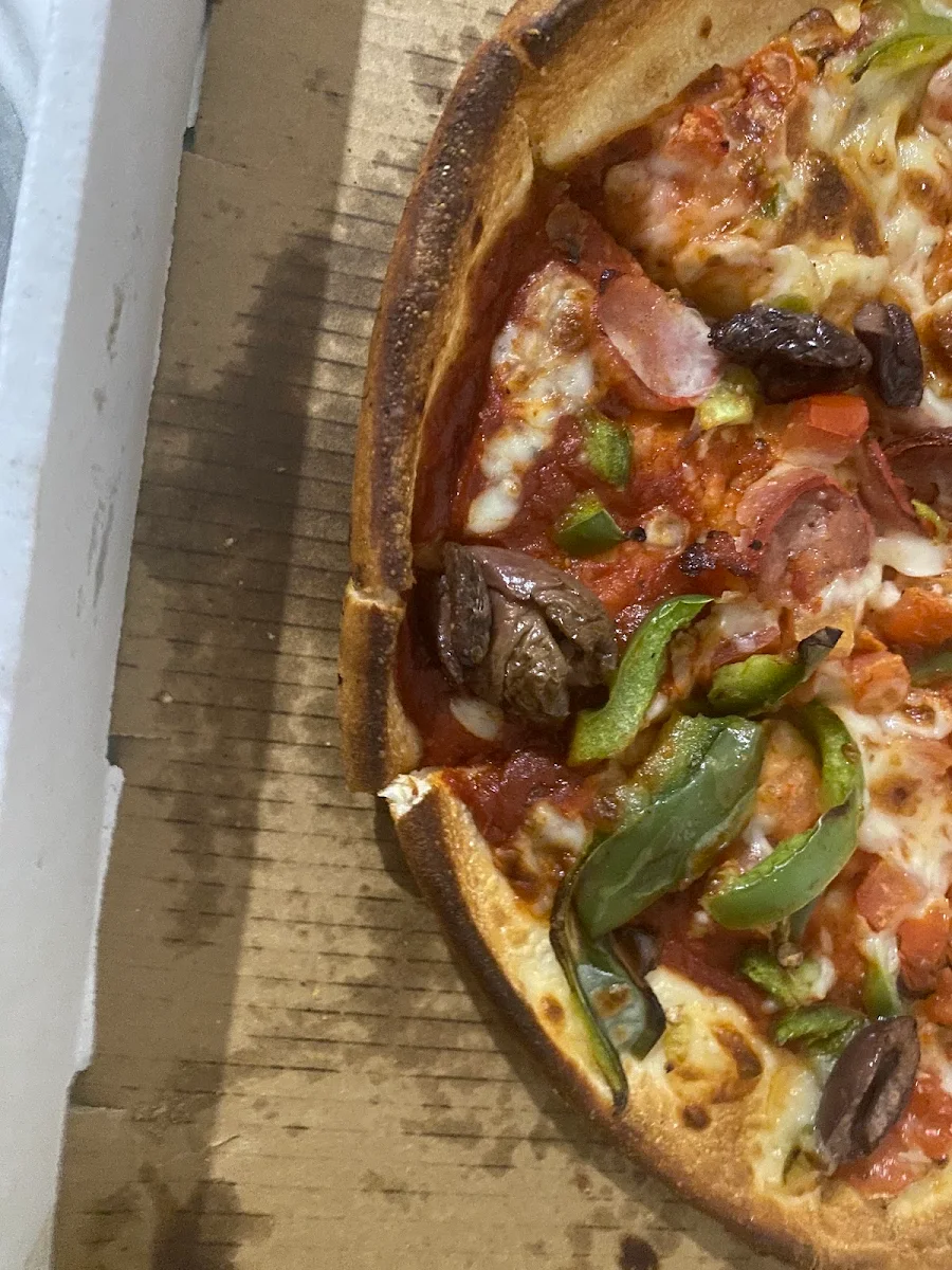Half Pepperoni Half Supreme, Domino's Pizza Gawler