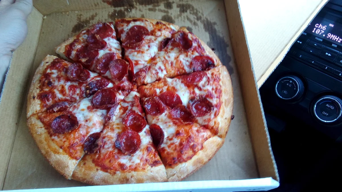 Pepperoni Pizza, Domino's Pizza Gawler