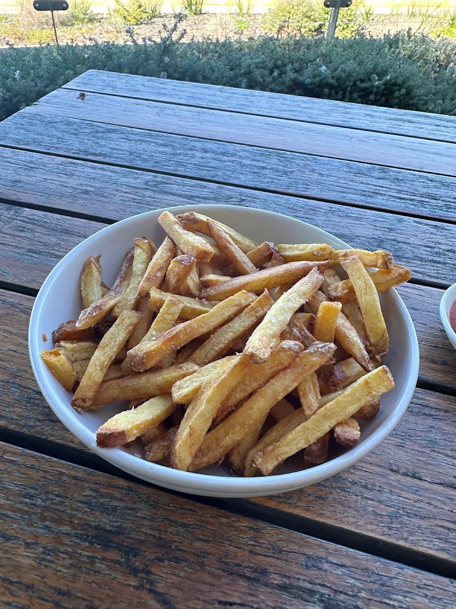 Hand Cut French Fries Rosemary Salt Green Goddess Mayo