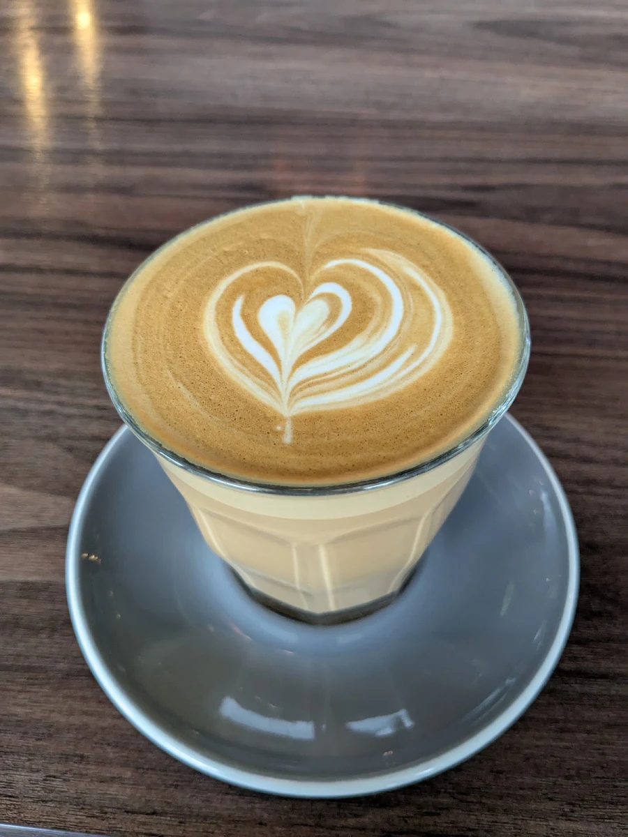 Flat White, Dark Elixir Coffee House