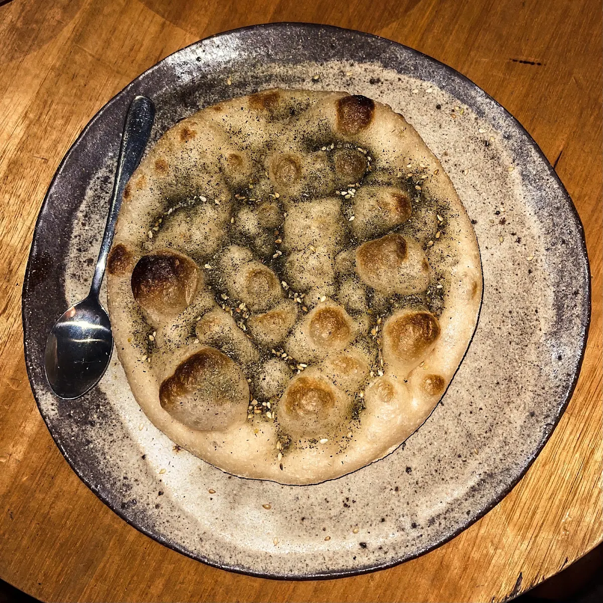 Laffa Bread Garlic, Gerries Bar