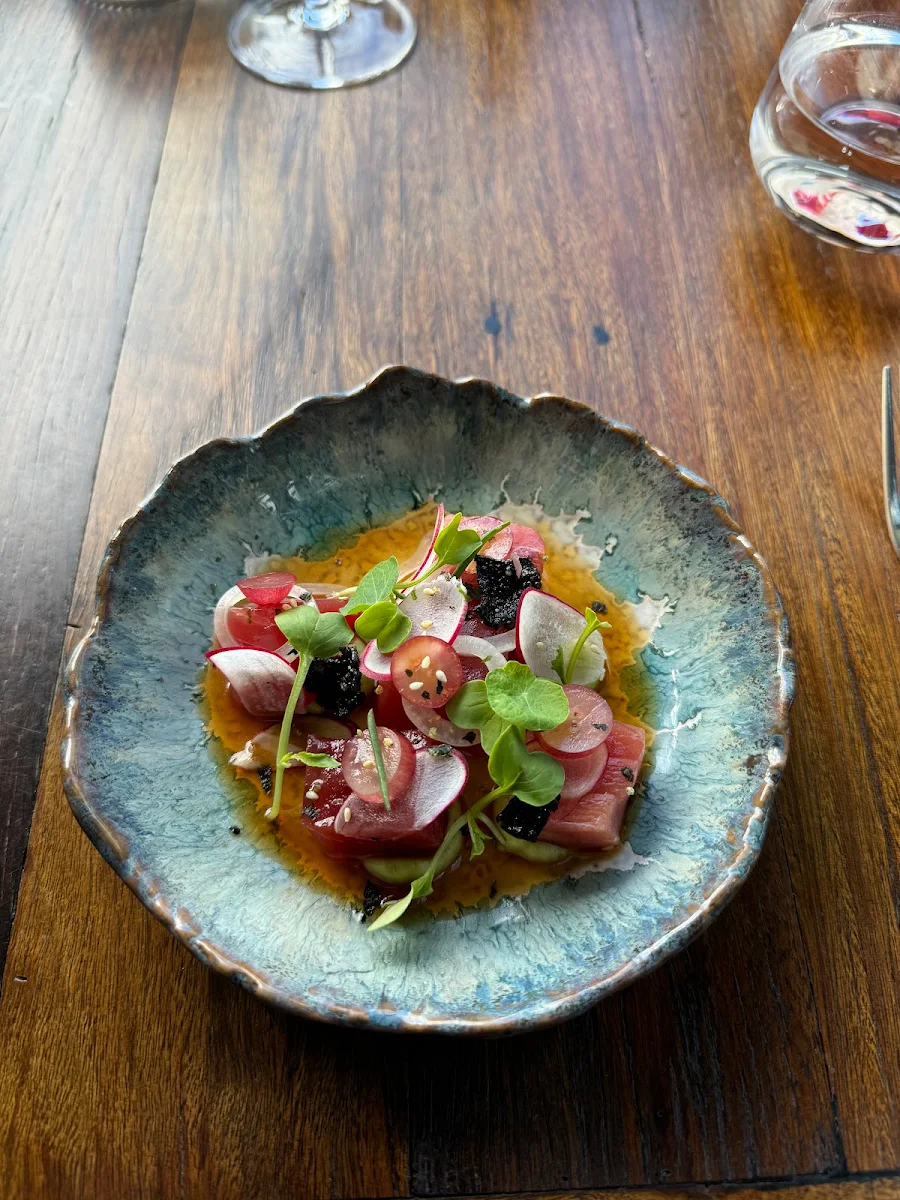 Beetroot Cured King Fish, The Cowrie Restaurant