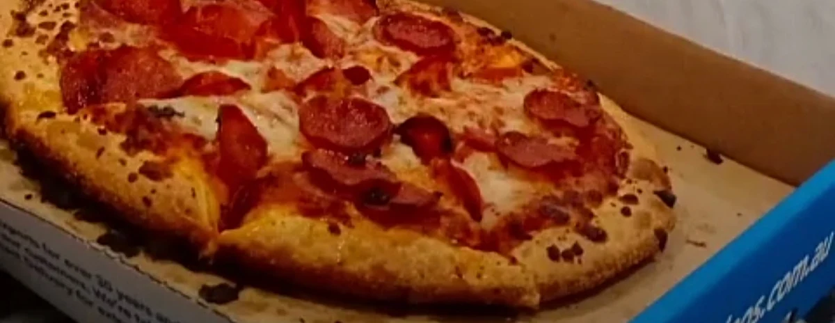 Pepperoni Pizza, Domino's Pizza Bribie Island