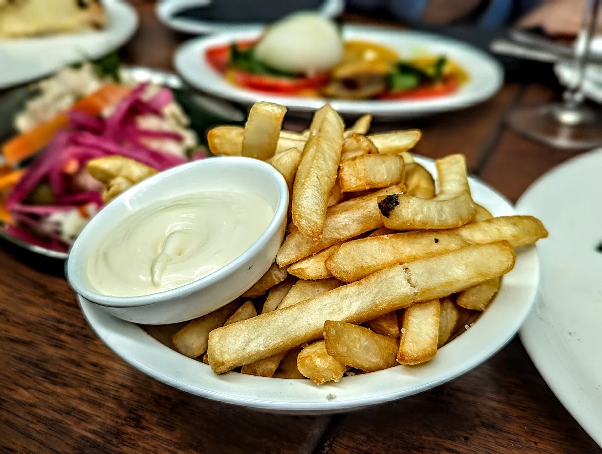 Chips, Neighbourhood Beer and Whisky