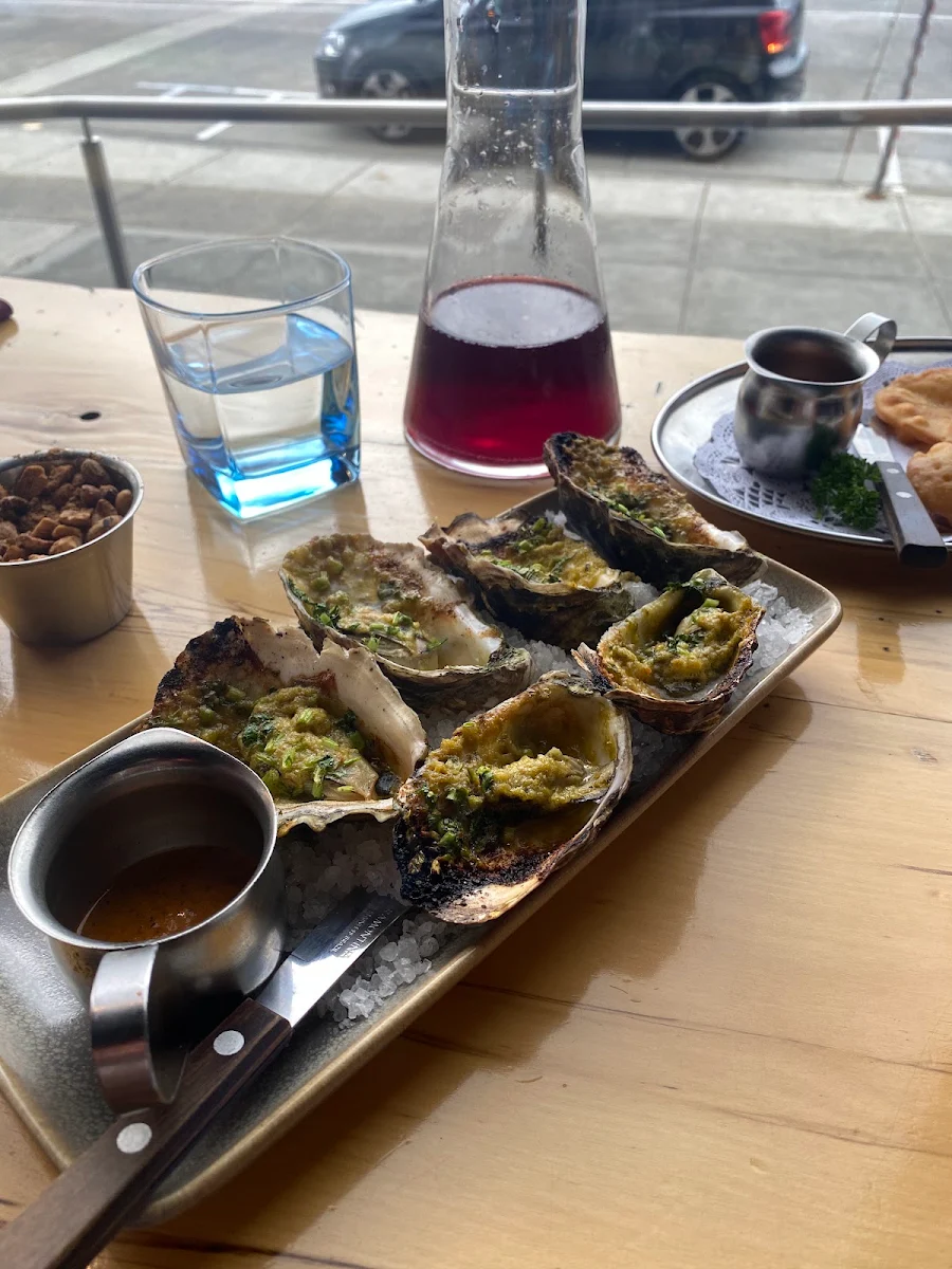 Fire Roasted Oysters