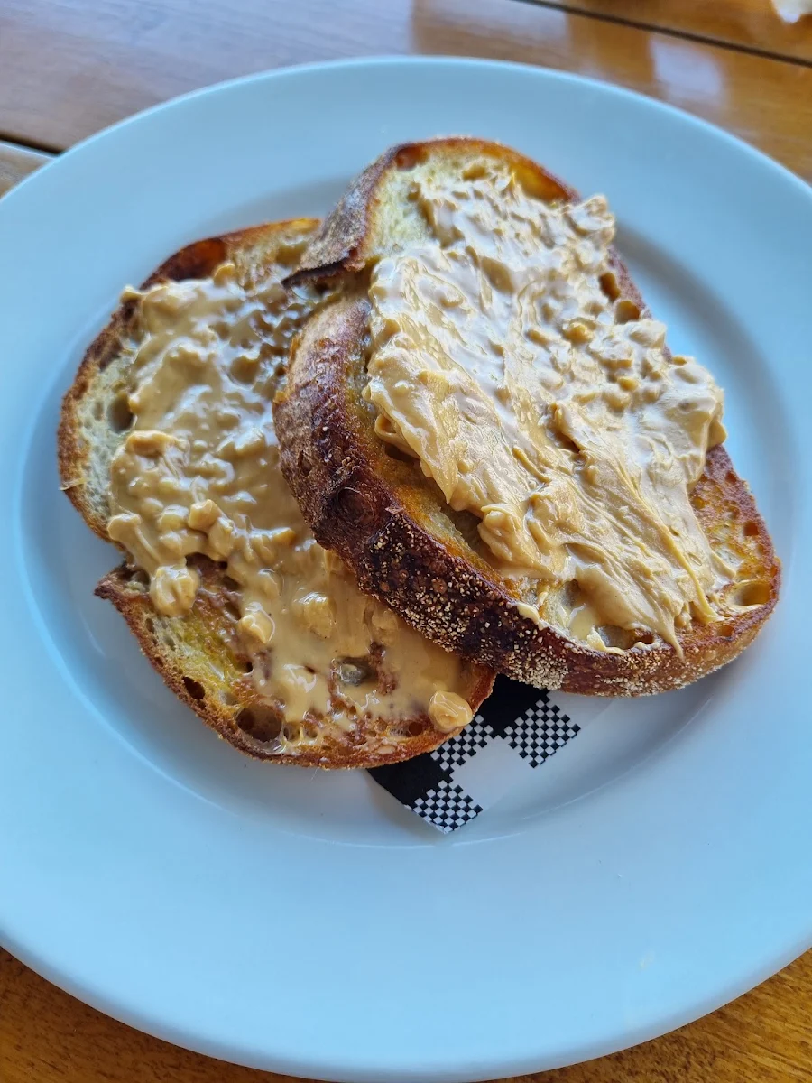 Sourdough Peanut Butter Toast