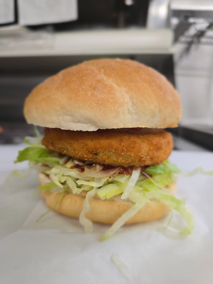 Fish Burger, Crispy'z Fish and Chips