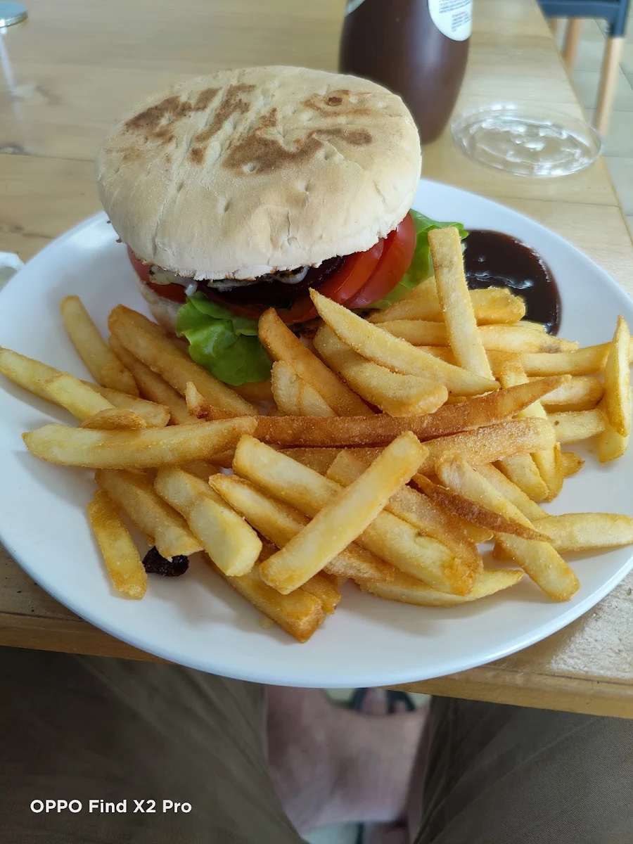 Burger and Fries