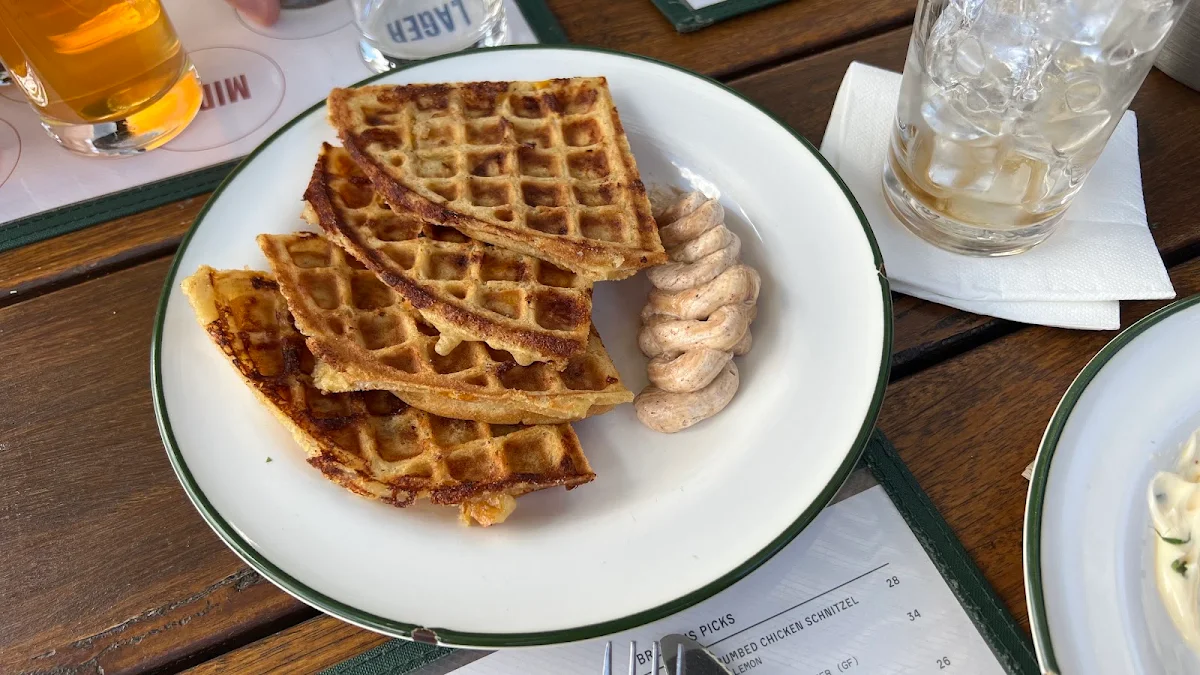 Corn Bread Waffles, Nagambie Brewery and Distillery