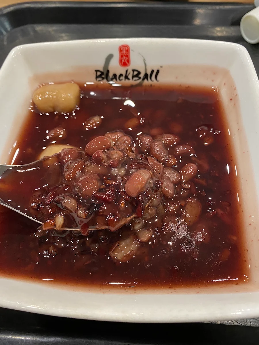 Purple Rice Red Bean Big Black Ball